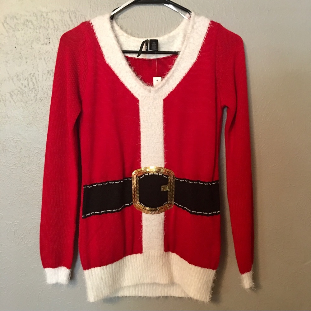 Santa Suit Ugly Christmas Sweater